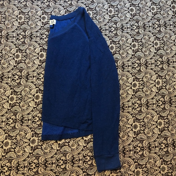 Check & Stripe Comfy V-Neck Long Sleeve Thermal Shirt Size Large - Picture 4 of 6